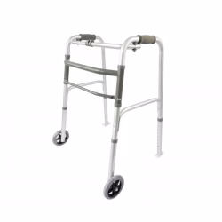 Peak Aluminium Indoor walking frame, wheels & skis